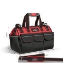 Borsa multifunzionale impermeabile per attrezzi in resistente tessuto Oxford 33 x 21 x 25 cm con più tasche 5