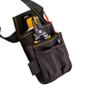 Borsa multifunzionale per attrezzi da giardinaggio con supporto per cintura Borsa con 3 tasche Organizzatore per attrezzi Borsa resistente per attrezzature da giardino 2