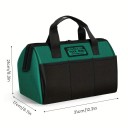 Borsa per attrezzi 31 x 21 x 17 cm Tessuto Oxford resistente e robusto Impermeabile Borsa a mano portatile per elettricisti e officina 4