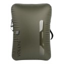 Borsa per compressione sottovuoto per abbigliamento, riutilizzabile, 25 l, nylon impermeabile 70D con TPU, verde oliva, per viaggi e bagagli 1