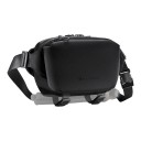 Borsa per fotocamera a spalla, borsa sling crossbody con scomparti e cinghie per treppiede 4 l, nylon e poliestere, per viaggi 1