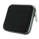 Borsa portatile per 40 CD e DVD Scatola di stoccaggio con zip Organizer quadrato per dischi Supporto per dischi Conservazione domestica CD 2
