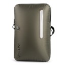 Borsa sottovuoto per abbigliamento riutilizzabile compressa 55 l, nylon impermeabile 70D con TPU, oliva, per viaggiare in valigia e zaino 1