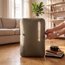 Borsa sottovuoto per abbigliamento riutilizzabile compressa 55 l, nylon impermeabile 70D con TPU, oliva, per viaggiare in valigia e zaino 5