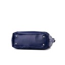 Borsa spaziosa da donna a spalla 32 x 27 x 10 cm in ecopelle Due maniglie e lunga tracolla Decorazioni metalliche dorate Piedini metallici 8