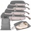 Borse da viaggio compressibili per bagagli impermeabili 20–41 cm organizer in nylon per abbigliamento e scarpe per bagagli da viaggio 2