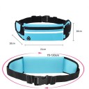 Borsetă sport unisex pentru alergare și ciclism cu curea reglabilă 70-120 cm pentru telefon mobil și obiecte mici 2
