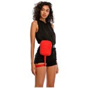 Borsetta da donna in PU pelle con cinturino alla coscia 18 x 6,5 x 14 cm Forma rettangolare Chiusura con zip Cintura larga in vita 4