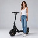 Børsteløs navmotor med dæk 36 V 350 W Belastning op til 100 kg 21 x 4,7 cm Kobber aluminium og gummi Sort Til elektriske løbehjul 4