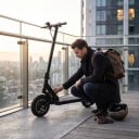 Børsteløs navmotor med dæk 36 V 350 W Belastning op til 100 kg 21 x 4,7 cm Kobber aluminium og gummi Sort Til elektriske løbehjul 6