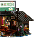 Bos huis 20 x 23 x 20 cm 1108 stuks LED verlichte boomhut Micro bouwblokjes Set voor kinderen en volwassenen Creatief natuurhuis om tentoon te stellen 4