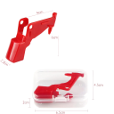 Botão de disparo de substituição Dyson V10 V11 SV12 SV14 6×4×1,5 cm vermelho peças de controlo em plástico para acessórios de aspirador 2