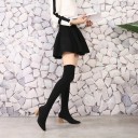 Botas acima do joelho com salto bloco 1