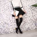 Botas acima do joelho com salto bloco 3