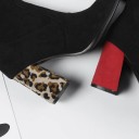 Botas altas femininas com diferentes saltos 3