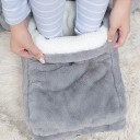 Botas aquecidasAquecedor elétrico de pés 35 x 30 x 21 cm saco macio aquecido por USB 5V 10W Três níveis de temperatura Aquecedor interno removível e lavável para pés, Botas aquecidas 3