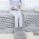 Botas aquecidasAquecedor elétrico de pés 35 x 30 x 21 cm saco macio aquecido por USB 5V 10W Três níveis de temperatura Aquecedor interno 8