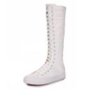 Botas con cordones para mujer 9