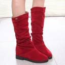 Botas de camurça femininas J1759 1