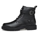Botas de cano alto de inverno para homem com fivela 1