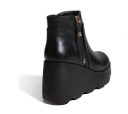 Botas de cano curto de inverno para senhora com plataforma alta 2