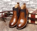Botas de cano curto elegantes para homem J2108 1