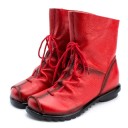 Botas de cano curto em pele para senhora J1722 1