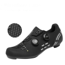 Botas de ciclismo unissexo com fecho rotativo duplo e perfuração em nylon, algodão e EVA, construção rígida para ciclismo de estrada 5