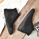 Botas de Inverno em Couro para Homem com Atacadores J1544 14