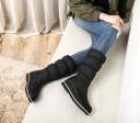 Botas de Inverno Estilosas para Senhora com Flocos J1203 6