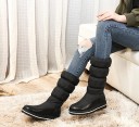 Botas de Inverno Estilosas para Senhora com Flocos J1203 7