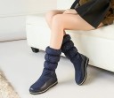 Botas de Inverno Estilosas para Senhora com Flocos J1203 8