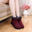 Botas de Inverno Femininas com Fecho e Pelo J1810 2