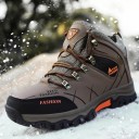Botas de inverno masculinas de cano curto com forro J2210 12