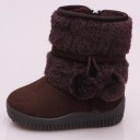 Botas de Inverno para Meninas com Pompons 10