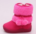 Botas de invierno para niñas con pompones 7