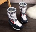 Botas de invierno para niños con renos 2