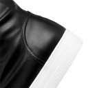 Botas de mulher bicolores acima do joelho 6