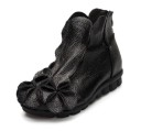 Botas de piel de invierno para mujer con flor J2434 3