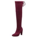 Botas de senhora acima do joelho com salto J2818 6