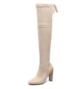 Botas de senhora acima do joelho com salto J2818 2