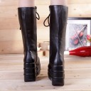 Botas de Senhora com Plataforma Alta 4