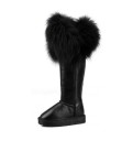 Botas de senhora luxuosas com pelagem J3208 8