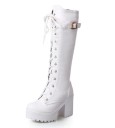 Botas de tacón alto de invierno para mujer J1197 12