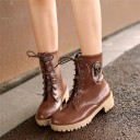 Botas de tobillo para mujer con calavera J1713 15