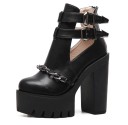 Botas de tobillo para mujer en plataforma A649 2