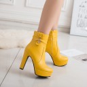 Botas de tornozelo de inverno para senhora 4
