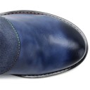 Botas de tornozelo femininas com fivelas decorativas 5