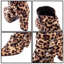 Botas de tornozelo femininas com padrão animal 5