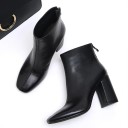 Botas de tornozelo femininas com salto A656 2